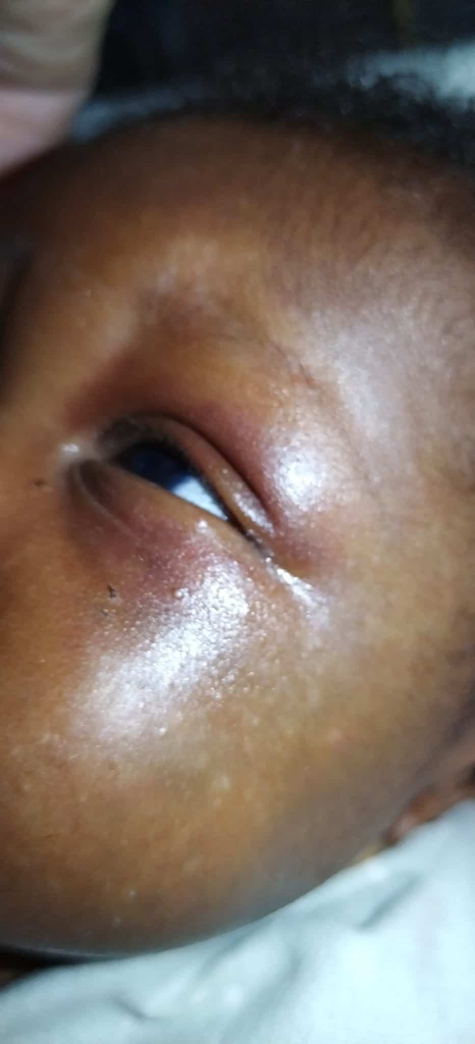 Home baby sindi with clean fresh clothes and about to prepare herself for feeding