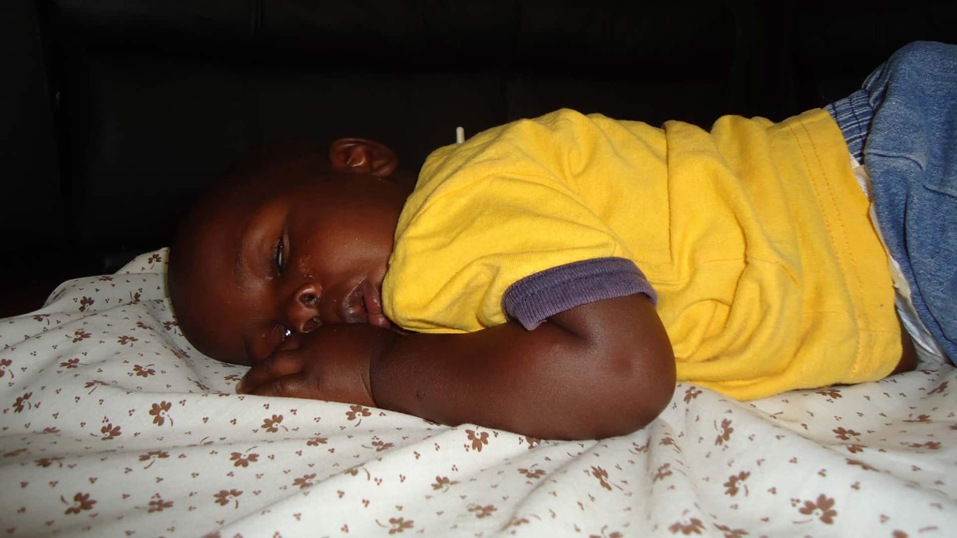 Home Okkie, one of the children we rescued